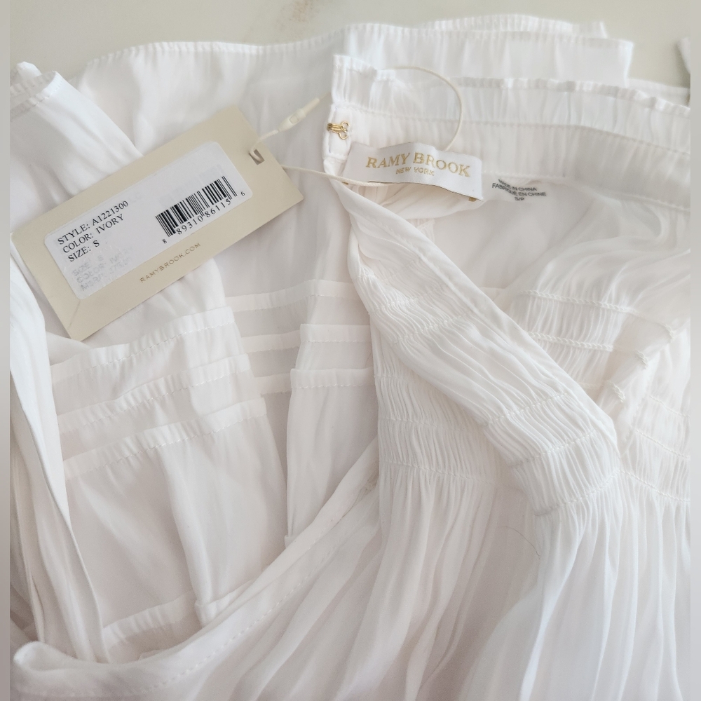 Ramy Brook Ivory Dress..Short & Sexy..New With Tags! Vacay Vibes! - Picture 6 of 8